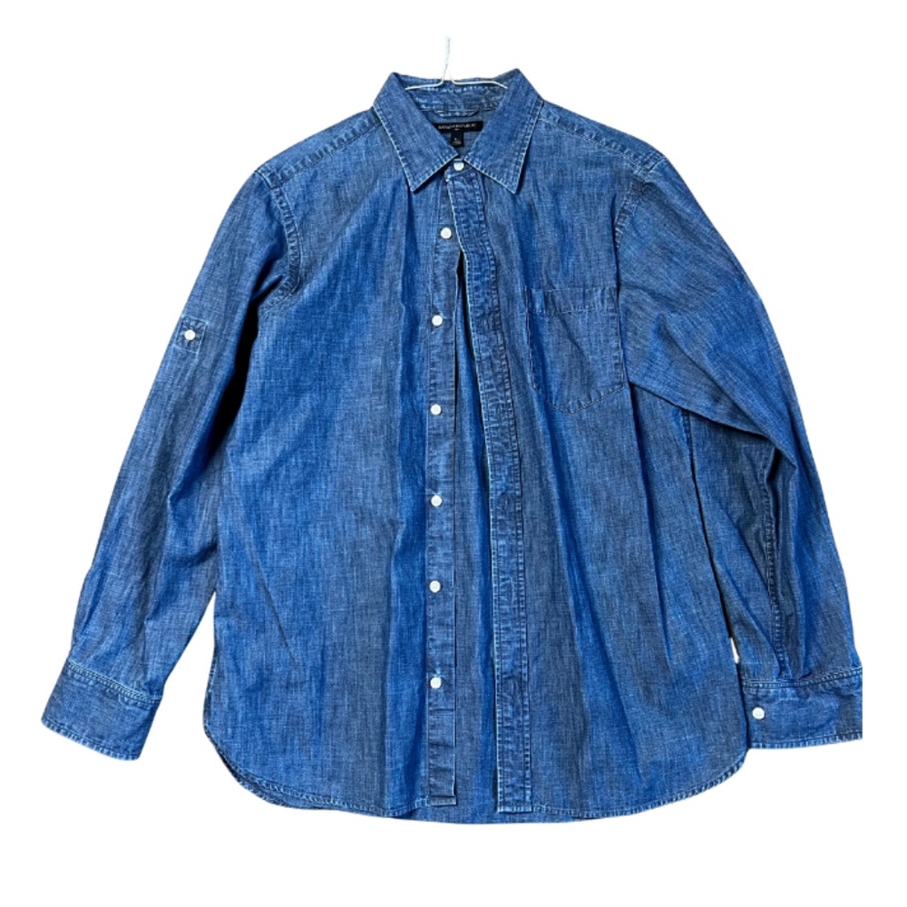 Banana Republic Denim Button-Up Shirt – Men’s Large